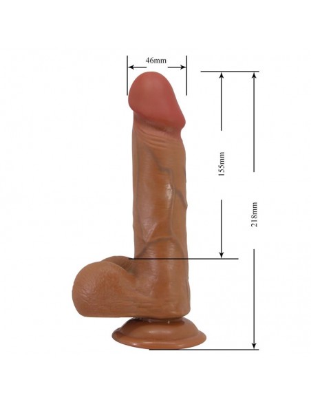 Bahamut Dildo Realista Piel Deslizante 85