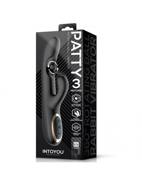 Patty Vibrador con Bola Rotadora 360º