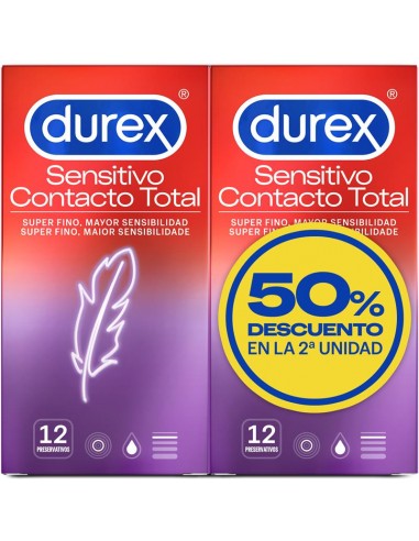 Duplo Preservativos Sensitivo Super Fino 2 x 12ud