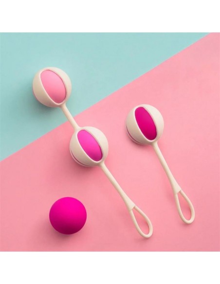 Set 4 Bolas Geisha Balls Mini Raspberry