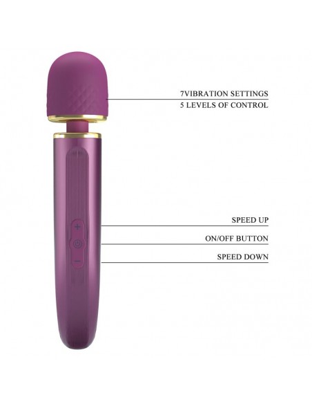Masajeador USB Silicona Purpura