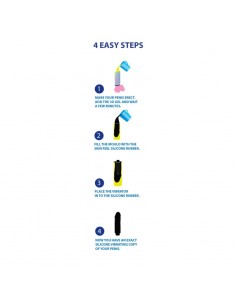 Clonador Dildo con Vibrador Negro 2