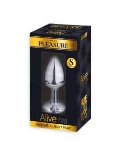 Plug Anal con Joya Negra Talla S 2