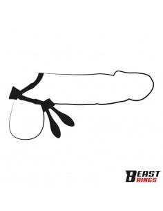 Lasso Anillo para el Pene Silicona Ajustable 2