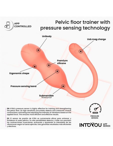 Kyra Entrenador de Suelo Pelvico con Sensor de Presion y APP