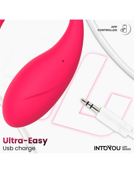 Bulby Huevo Vibrador con APP Rosa Intenso