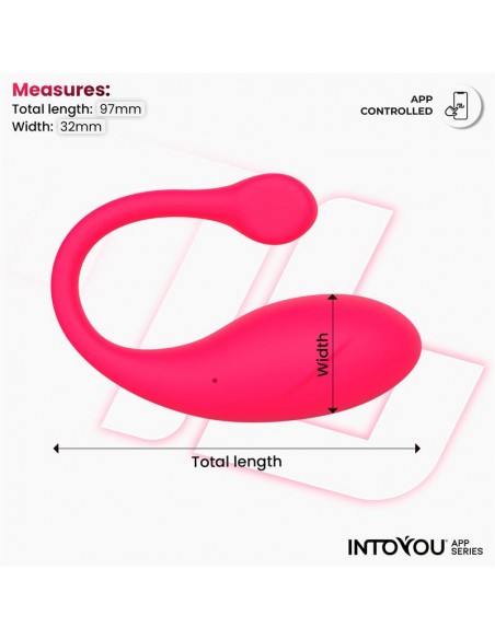 Bulby Huevo Vibrador con APP Rosa Intenso