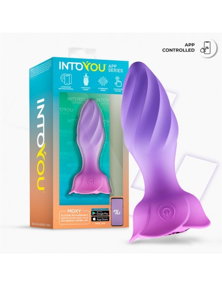 Moxy Plug Anal con Rotacion 360º con App