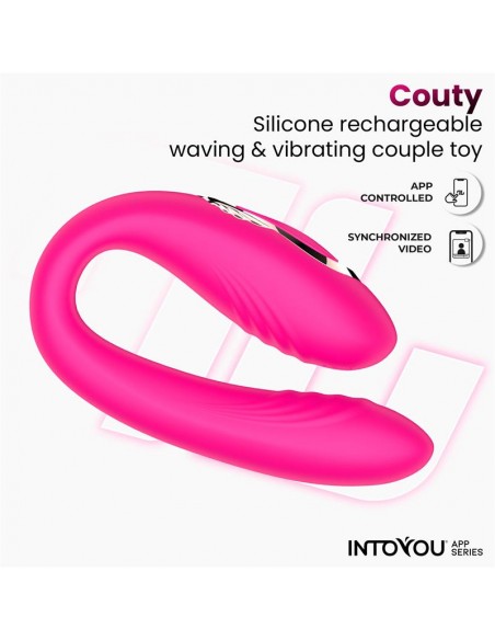 Couty Juguete para Parejas con Oscilacion 360º con APP