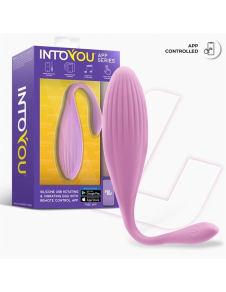 Huevo Vibrador con Bolas Internas con Rotacion y APP USB