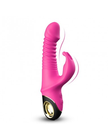 Vibrador con Thrusting y Oscilacion 360º Rosa