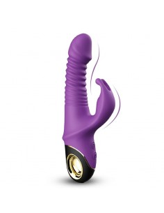 Vibrador con Thrusting y Oscilacion 360º Purpura