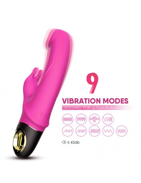 Vibrador con Rotacion 360º Rosa
