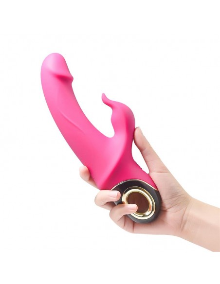 Vibrador con Rotacion 360º Rosa