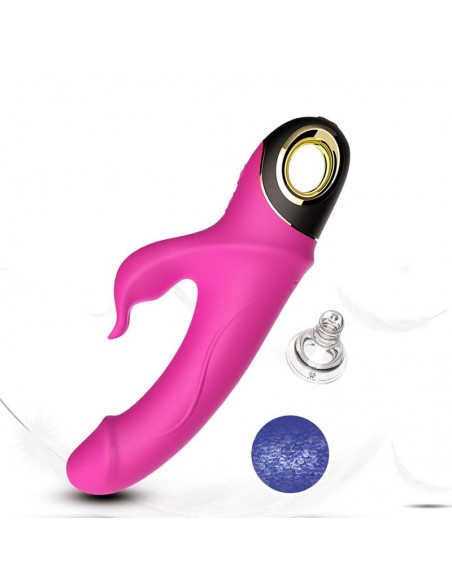 Vibrador con Rotacion 360º Rosa