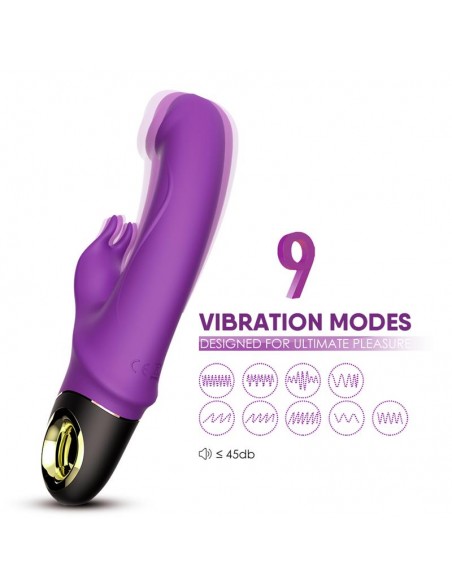 Vibrador con Rotacion 360º Purpura