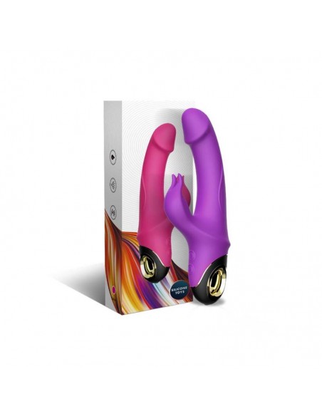 Vibrador con Rotacion 360º Purpura