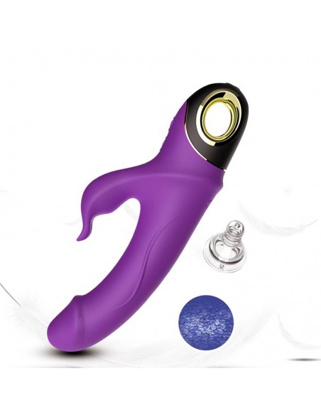 Vibrador con Rotacion 360º Purpura