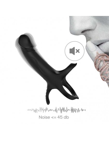 Dildo para Penetracion Doble con Vibracion