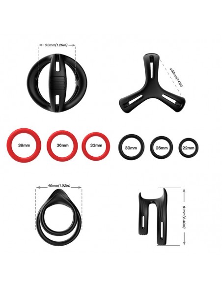 Set de Anillos para el Pene