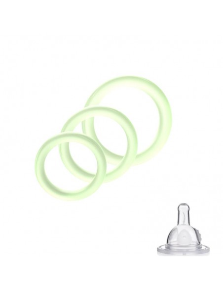 Set 3 Anillos para el Pene Brilla en la Oscuridad