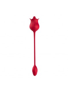 Rosa con Licking y Huevo Vibrador USB 2