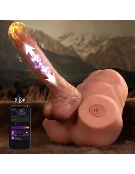 Jonah Semi Torso con Dildo Desmontable Thrusting y APP 348 kg