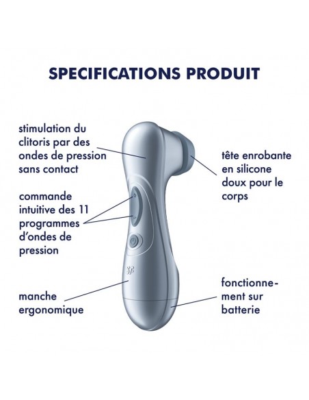 Pro 2 Gen 2 Succionador de Clitoris Battery Series Ice Blue