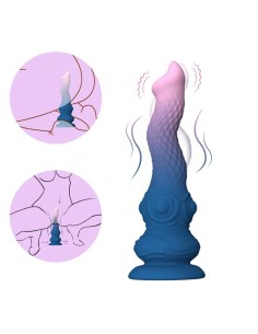 Dildo Fantasia Vibracion Oscilacion y Ventosa 233 cm 2