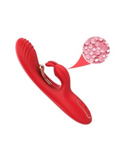 Vibrador Tickler con Rabbit Silicona 2