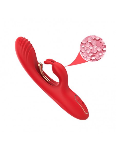 Vibrador Tickler con Rabbit Silicona