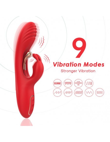 Vibrador Tickler con Rabbit Silicona