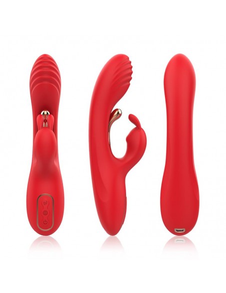 Vibrador Tickler con Rabbit Silicona