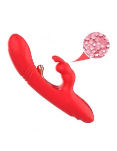 Vibrador Tickler con Thrusting Silicona Liquida 2