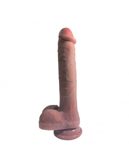Dildo con vibracion Thrusting y Calor 28 cm