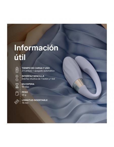 Juguete para Parejas Tiani Twist APP Sea Foam
