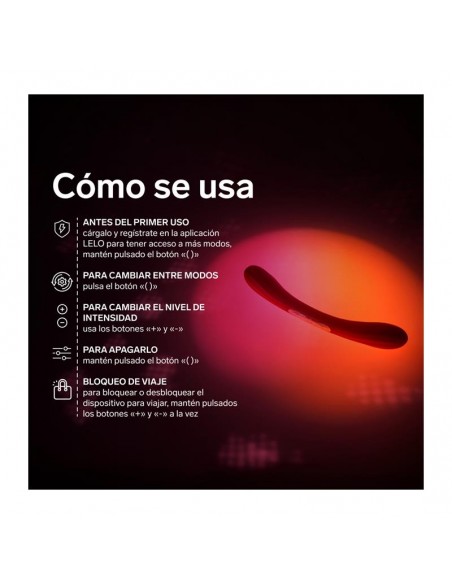 Juguete para Parejas Boomerang Coral Red