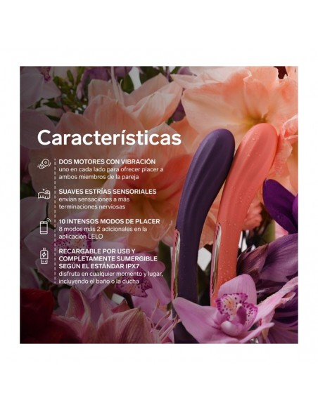 Juguete para Parejas Boomerang Purpura