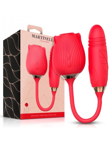 Rosa con Succion con huevo con Thrusting USB