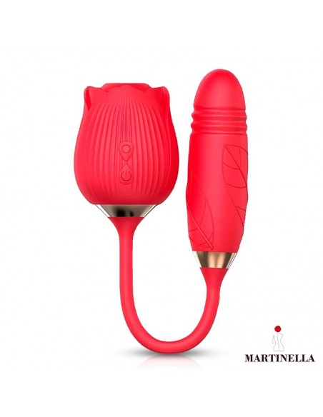 Rosa con Succion con huevo con Thrusting USB