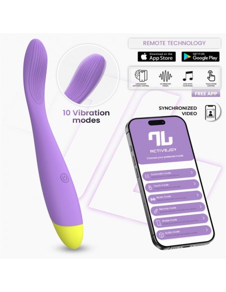Neya Vibrador Punto G con APP Purpura