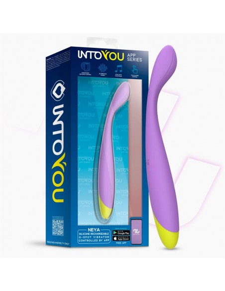 Neya Vibrador Punto G con APP Purpura