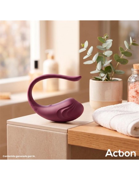 Luvia Huevo Vibrador con Control Remoto USB Purpura