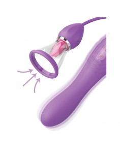 Estimulador con Lengua Succion y Vibracion Her Ultimate Pleasure Max 2