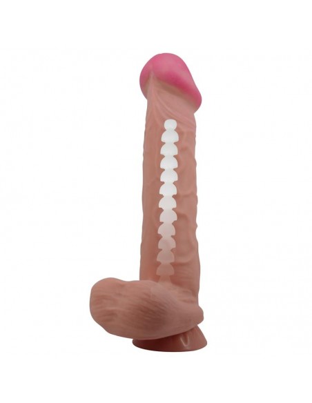 Dildo Realista Piel Deslizante Retractil 26 cm