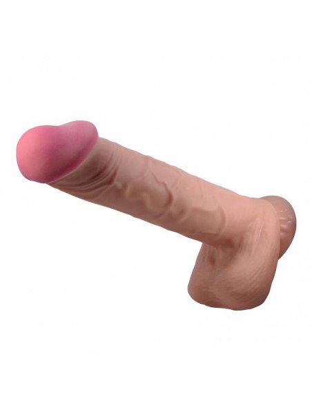 Dildo Realista Piel Deslizante Retractil 26 cm
