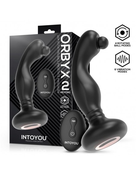 Orbyx Masajeador Prostatico con Rotacion Vibracion y Control Remoto