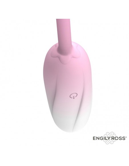 Florae Huevo Vibrador con Rosa Estimuladora